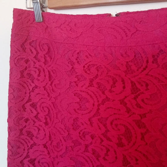 Lace Pencil Skirt - Picture 3 of 7